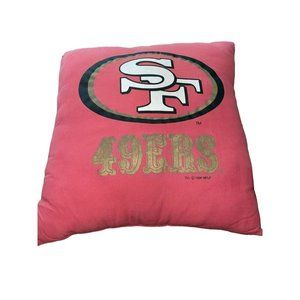 RARE Vintage 1996 NFL San Francisco 49ers Football Huge Throw Pillow Retro Bar